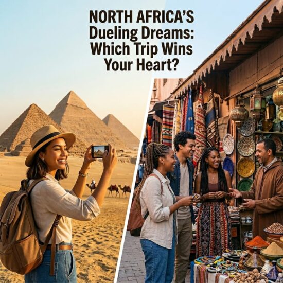 Egypt vs Morocco for young travelers comparing desert adventures and cultural experiences in North Africa